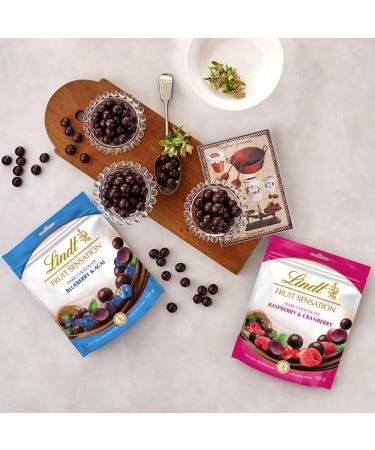 Fruit Sensation with dark chocolate raspberry and Ar ndano Rouge Lindt - Buy Online on GoSupps.com