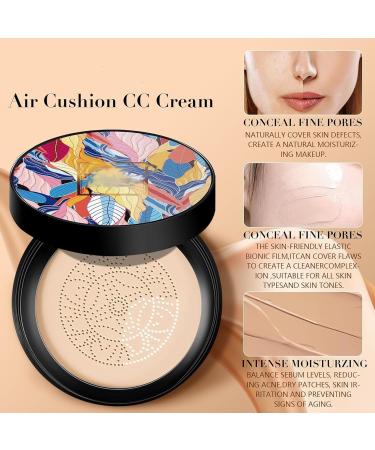 Periodicali Mushroom Head Air Cushion CC Cream Periodicali Makeup Periodicali Air Cushion CC Cream Periodicali Mushroom Makeup Periodicali Air Cushion Cc Cream Mushroom Head Foundation 2pcs Natural - Buy Online on GoSupps.com