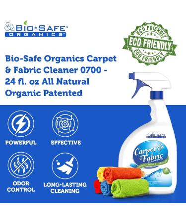 All-Natural Organic Carpet & Fabric Cleaner 24 oz - Powerful Stain Remover Pet Friendly Fast Acting Solution for Everyday Use - Buy Online on GoSupps.com