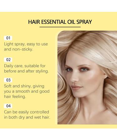 blmcoos Conditioning oil spray for scalp and hair strengthening leavein conditioner soothing scented hair care oil for dry and damaged hair for frizzy and split ends 1 - Buy Online on GoSupps.com