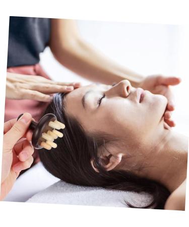 Tovinanna Massage Device & Brush Head - Hair Cleaning & Back Massage Tool 7.5x6cm Black - Buy Online on GoSupps.com