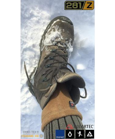 281Z 6 Military Tactical Boot Socks - Polartec Fleece Liners - Coyote Brown XL - Buy Online on GoSupps.com