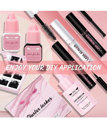 Cluster Lash Glue - Long Lasting Waterproof Adhesive for DIY Lash Extensions - 5ml Black - Buy Online on GoSupps.com