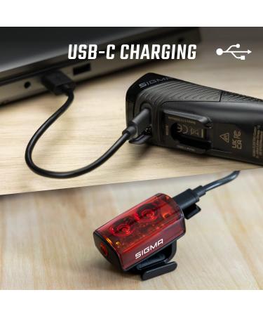 Sigma Buster 400 TR.RL 80 LED USB Headlight Set - Sport Black One Size | International Shipping Available - Buy Online on GoSupps.com