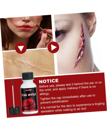 FRCOLOR 8 Pcs Scar Wax Makeup - Bloody Face Paint for Vampire Costumes & Special Effects - Blood Splatter Body Gel & Liquid Paste - Buy Online on GoSupps.com