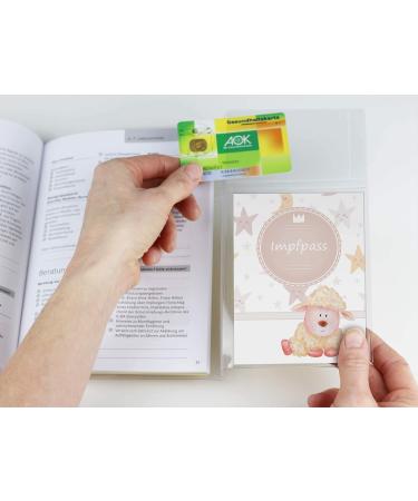 OLGS U-Magazine & Vaccination Passport Set - 3-Part Baby Gift | Sleepy Moon & Stars | Perfect for Examination Booklet & Vaccination Pass - Buy Online on GoSupps.com