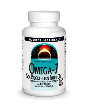 Source Naturals Omega-7 Seabuckthorn Fruit Oil 60 Vegi Softgels