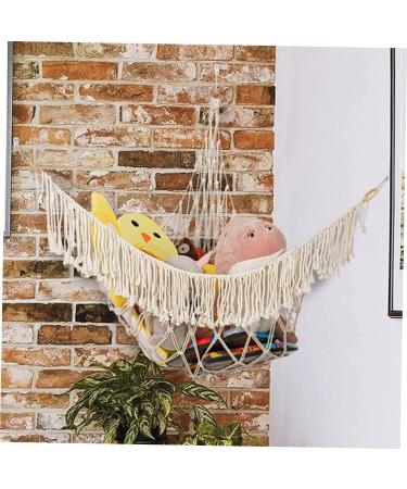 Gatuida 4-Piece Yoga Ball Stand & Plush Toy Hammock Set for Kids | Soft Cotton Toy Storage & Fitness Solution - Buy Online on GoSupps.com