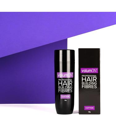 Professional Hair Building Fibres - Black Cotton Hair Loss Concealer | 28g | 30 Uses - Shop Now for Instant Confidence - Buy Online on GoSupps.com