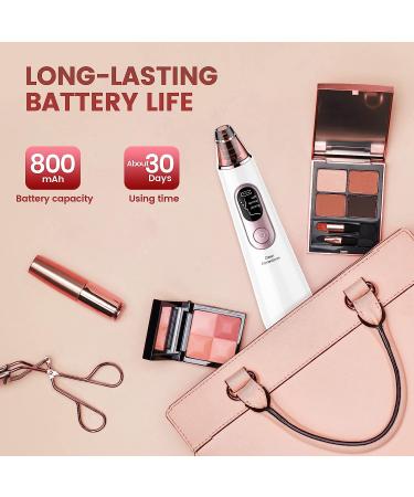 2023 Newest Blackhead Remover Pore Vacuum - Rechargeable Pore Cleanser for Men and Women - LED Screen, 4 Probes, 3 Modes - At-Home Facial Beauty Device - Buy Online on GoSupps.com