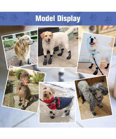 HOMIMP XL Dog Socks: Anti-Slip Paw Protector with Straps for Traction Control - Waterproof - Buy Online on GoSupps.com