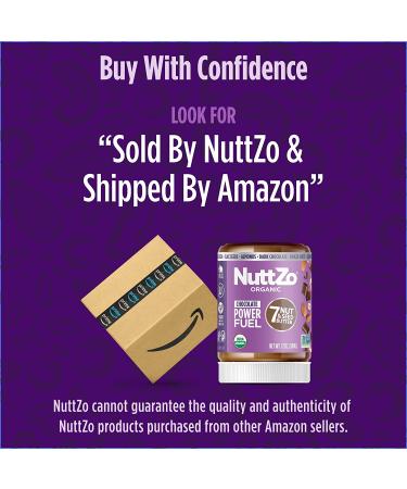 Nuttzo Organic Power Fuel 7 Nut & Seed Butter - Chocolate Flavor 12 oz | Healthy Snack - Buy Online on GoSupps.com