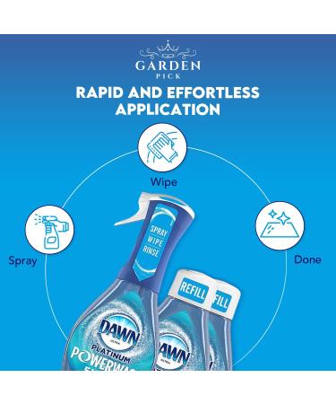 Generic Powerwash Spray Starter Kit - Platinum Dish Soap with 2 Refills | Fresh Multipurpose Detergent for Dishes Pots Pans Glasses & Stovetops - Shop Internationally - Buy Online on GoSupps.com