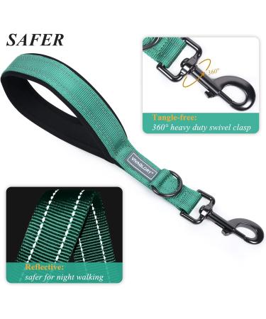 Vivaglory Short Dog Leash - 32cm Training Line for Medium & Large Dogs - Green Traffic Leash - Buy Online on GoSupps.com