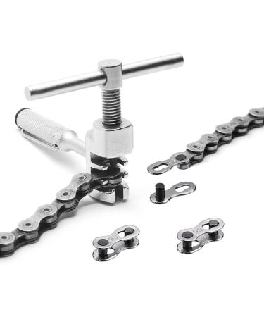Hotop 8 Pairs Bicycle Missing Link for 6-10 Speed Chain - Silver, Reusable (6-8 Speed) - Buy Online on GoSupps.com
