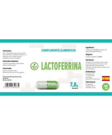 Hepatica Lactoferrin 30 vegan capsules tested by a third-party lab gluten free and GMO free - Buy Online on GoSupps.com