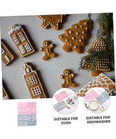 Cabilock Gingerbread House Mould 6 Pcs Cake Baking Tools Silicone Molds Candy Making Form Silicone Baking Mold Dessert Household - Buy Online on GoSupps.com