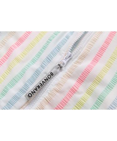 BONVERANO Baby Girls Swimsuit UPF 50+ Sun Protection Rainbow One Piece 18-24 Months - Buy Online on GoSupps.com