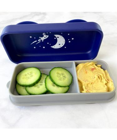 Stella Rose Suction-Go-Bowl Dip-It Edition | Compact Toddler Suction Dish | 100% Food Grade Silicone | Blue - Buy Online on GoSupps.com