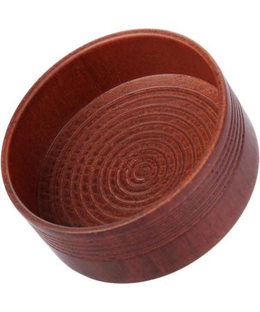 Stylish Wooden Shaving Bowl | Ideal for Salons & Home | Perfect for Soft Beard Care - Buy Online on GoSupps.com