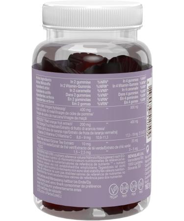 Gummies au Vinaigre de Pomme avec Morosil Vitamine C et Extrait de Th Vert - 60 Gummies Naturelles au Go t d'Orange - Moro Shape par TummyTox - Buy Online on GoSupps.com