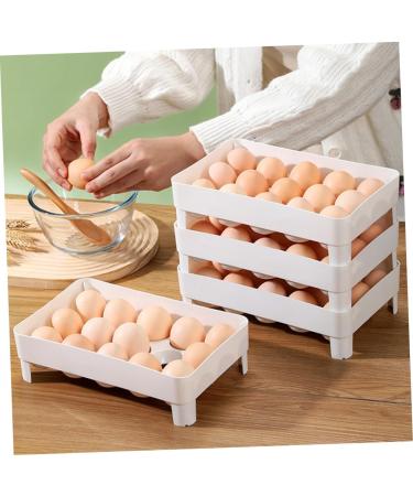 DOITOOL Egg Storage Box Refrigerator Egg Holder Egg Storage Tray Egg Tray Household re-usable - Buy Online on GoSupps.com