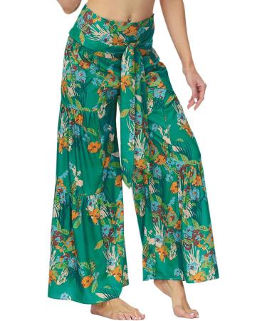 HAIBING Wide Leg Pants Soft and Patterned Wide Legs Elegant and Stylish Pants for Women. (S) - Buy Online on GoSupps.com