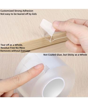 COUMENO Clear Edge Protector 0.8" x 9.84 ft Protection Desk Corner Corner Anti-Bump Anti-Bump Home Wrap Invisible Anti-Sharp Edge Protector (Clear) 0.8inx9.84ft - Buy Online on GoSupps.com