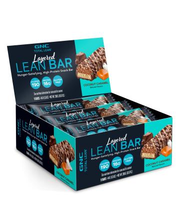 GNC Total Lean Layered Lean Bar - Coconut Caramel (9 Bars)