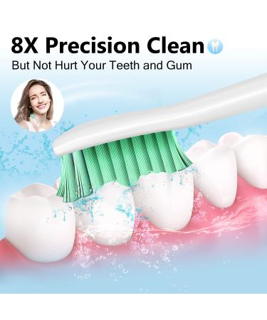 Ofashu Sonicare E-Series Replacement Brush Heads - 6 Pack Compatible with HX7022, HX5610 - Buy Online on GoSupps.com