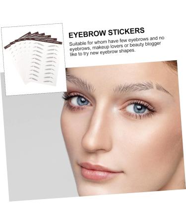 Baluue 42 Pcs Eyebrow Stickers Grooming Shaping Eyebrow Sticker Eyebrow 4d Peel Hair Water Transfer Paper - Buy Online on GoSupps.com