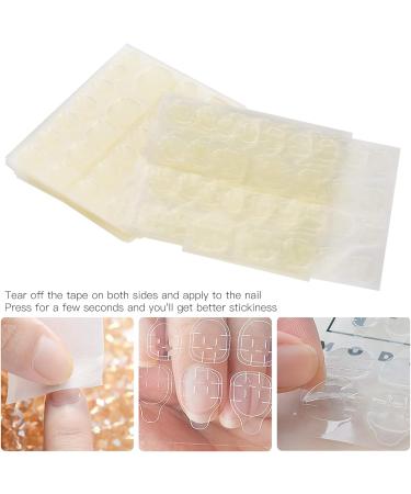 Fake Nail Adhesive Tab Reusable Fake Nail Tape Self Adhesive Waterproof for Nail Art - Buy Online on GoSupps.com