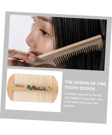 SAFIGLE Lot De 2 Peignes En Bambou Dents Doubles Densifi es Peignes Antipelliculaires Portables Pour Cheveux Outils De Coiffure Maison Polyvalents Pour Adultes Et Gar on Et Filles - Buy Online on GoSupps.com