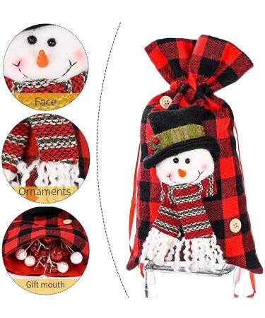 Wosieue 3 PCS Christmas Candy Bags Bags Gift Bags for Festivals and Decorations Super Cute - Buy Online on GoSupps.com