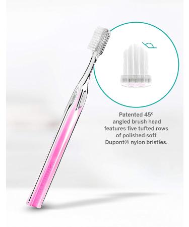 Supersmile Crystal Collection Pink Diamond Toothbrush - Premium Dental Care - Buy Online on GoSupps.com