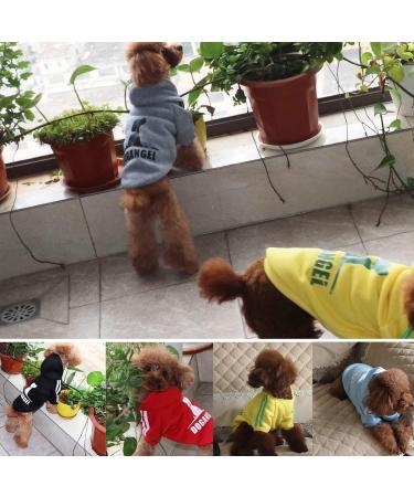Fashion Dog Hoodie - Stylish Pure Cotton Streetwear for Small & Medium Dogs | Gray/Red Sweatshirt Outfit - Buy Online on GoSupps.com