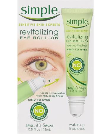 Simple Eye Roll-On 0.5 oz - Revitalizing Eye Treatment - Buy Online on GoSupps.com