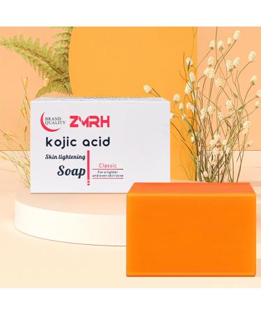 Kojic Acid Soap - Classic Deep Cleaning Face Body Wash Soap - Improve Skin Tone Fight Dullness Dry Odor Removal Skin Nourishing Whipped Soap - Moisture Mild Effect Pure And Refresh Skin - 120g - Buy Online on GoSupps.com