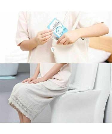 Biodegradable Disposable Plastic Toilet Seat Cover Disposable Paper Toilet Seat Covers for Travel Toilet Seat Waterproof and Non Slip Independent Packaging (60PCS) - Buy Online on GoSupps.com