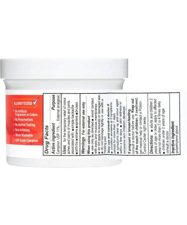 De La Cruz Maximum Strength Muscle & Joint Camphor Ointment 11% - Pain Relief Cream (2.5 oz 6 Pack) - Buy Internationally - Buy Online on GoSupps.com