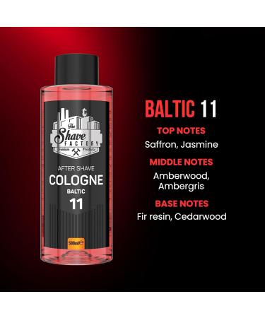the shave factory After Shave Cologne Series (11 Baltic 500ml (16.9 fl. oz)) 11 Baltic 16.9 Fl Oz (Pack of 1) - Buy Online on GoSupps.com