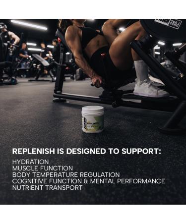 RAW Replenish Premium Electrolytes Powder - Lemon Lime Flavor | 60 Servings | Optimize Hydration Recovery & Performance | International Shipping Available - Buy Online on GoSupps.com