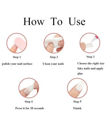 MERVF Dark Red French Tip Long Press on Nails - 24pcs Squoval Acrylics with 3D Spider Web Design | Gothic Charm Glue-on Nails - Buy Online on GoSupps.com