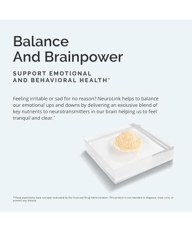 BRAINMD Dr Amen NeuroLink Powder - 114g - Supports Memory Focus & Concentration - Gluten Free - 30 Servings - Buy Online on GoSupps.com