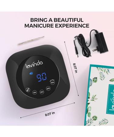 Buy Lavinda 54W UV LED Nail Lamp - Fast Curing Gel Polish & Acrylic Nail Dryer with Auto Sensor | Professional Nail Art Tools for Salon & Home Use - Buy Online on GoSupps.com