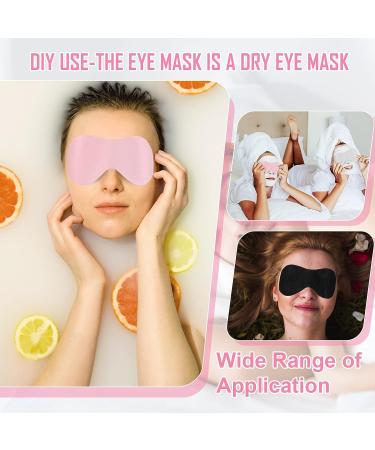 Lounsweer 600-Piece Disposable Eye Mask Paper for Skincare Spa - Non Woven Eye Care Cotton Pads - Black/White/Pink - Buy Online on GoSupps.com