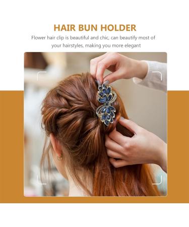 PATKAW Hair Barrettes for Women Rhinestone Hair Clips Flower Hair Barrettes Crystal Pearl French Hairpins Hair Clip Barrettes for Women Wedding Accessories Green - Buy Online on GoSupps.com