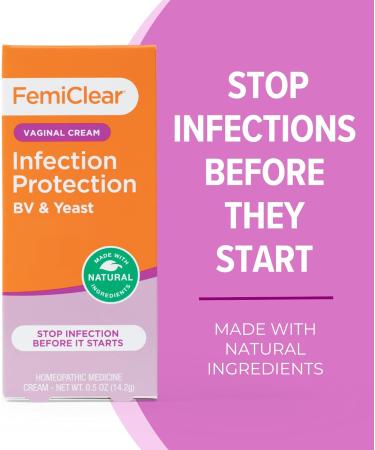 FemiClear BV & Yeast Infection Protection Cream | Natural Homeopathic Feminine Care - Buy Online on GoSupps.com