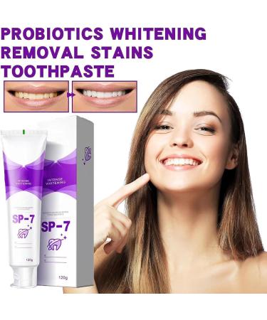 Buy SP7 Probiotic Whitening Toothpaste 120g - Ultra Whitening Dual Pack | Fast International Shipping - Buy Online on GoSupps.com