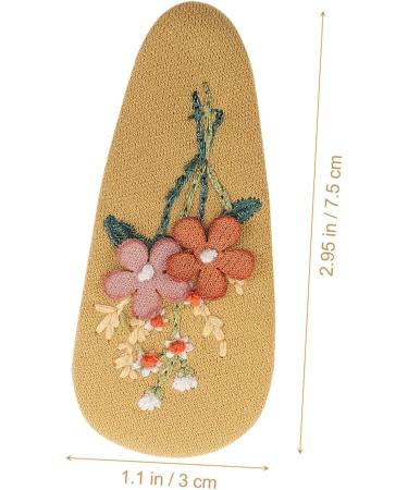 FOMIYES 4 Pairs Hairpin Cloth Hair Clips Baby Hair Pin Girls Hair Clips for Kids Ages 4-8 Kids Accessories for Girls Retro Hair Pin Hair Barrettes Clip Alloy Child Vintage Cloth Flowers - Buy Online on GoSupps.com